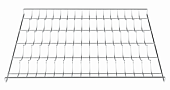 Решетка для багетов 460x330 Unox GRP310 хром 4 сегмента в компании ШефСтор